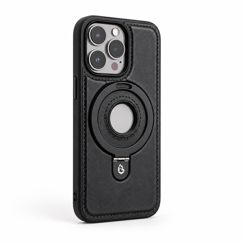 iPhone-hoesje met ringstandaard in landschapsstand