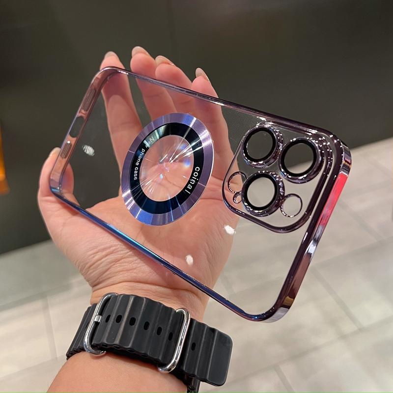 Magnetische ring aan de achterzijde van het iPhone hoesje