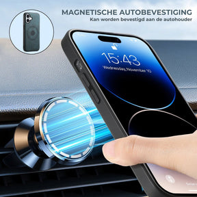 iPhone-hoesje van leer met een elegante uitstraling voor kantoor