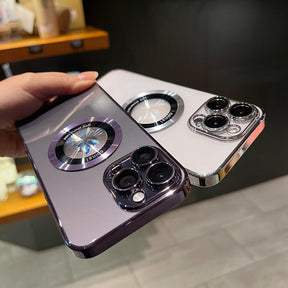 Stevig iPhone hoesje met verhoogde rand rond de camera