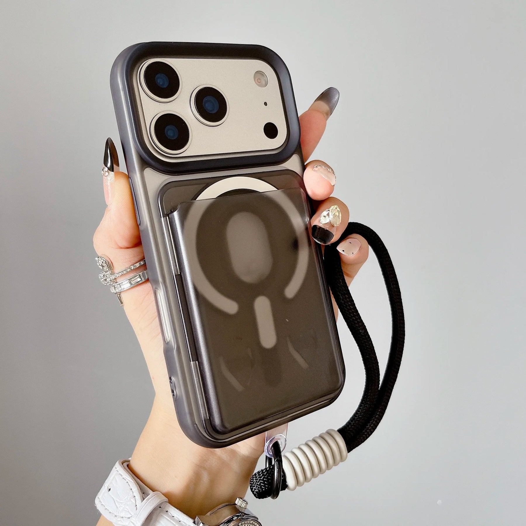 iPhone-hoesje Met Portemonnee En Polsband