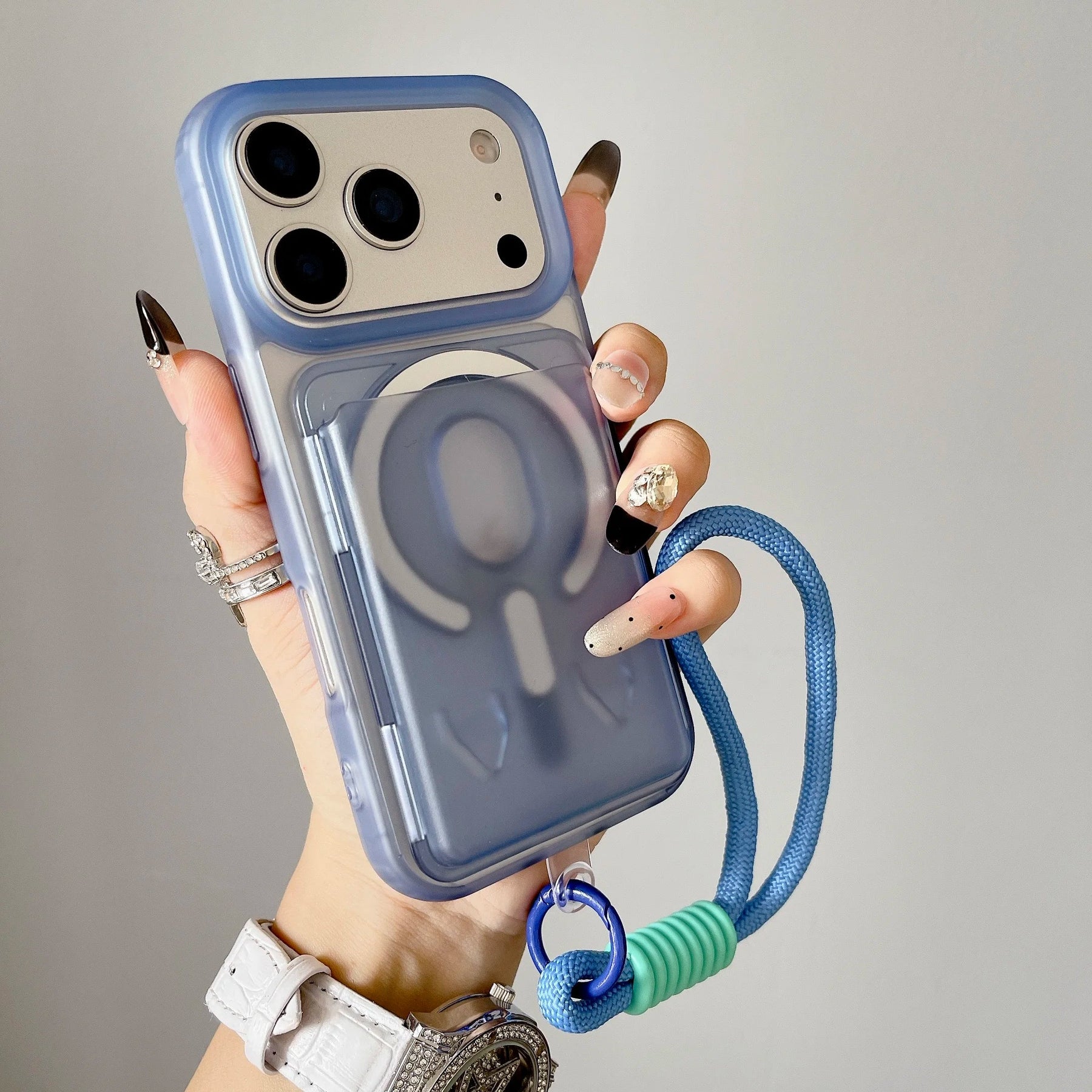 iPhone-hoesje Met Portemonnee En Polsband