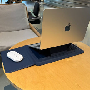Laptophoes als compacte kantooraccessoire