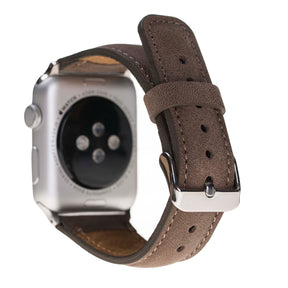 Apple Watch-bandje in klassieke stijl van echt leer