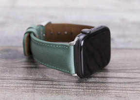 Apple Watch-bandje in klassieke stijl van echt leer