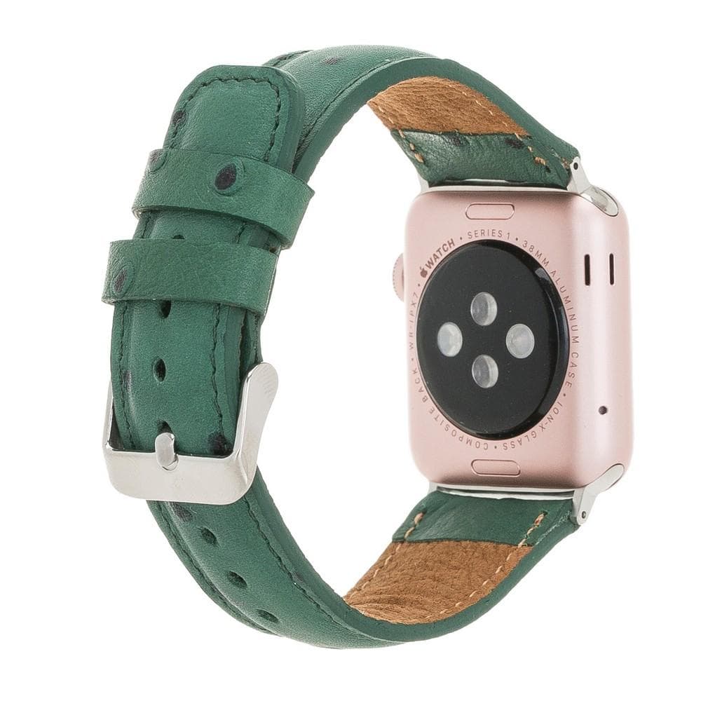 Apple Watch-bandje in klassieke stijl van echt leer
