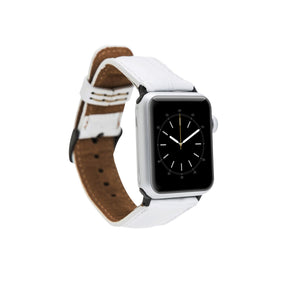 Apple Watch-bandje in klassieke stijl van echt leer