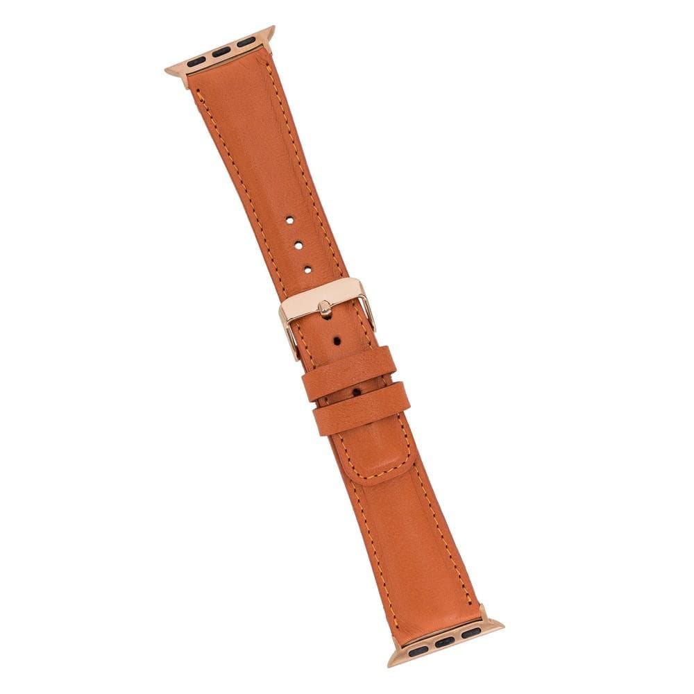 Apple Watch-bandje in klassieke stijl van echt leer
