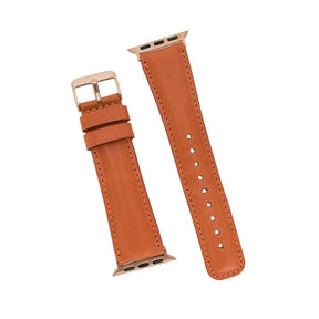 Apple Watch-bandje in klassieke stijl van echt leer