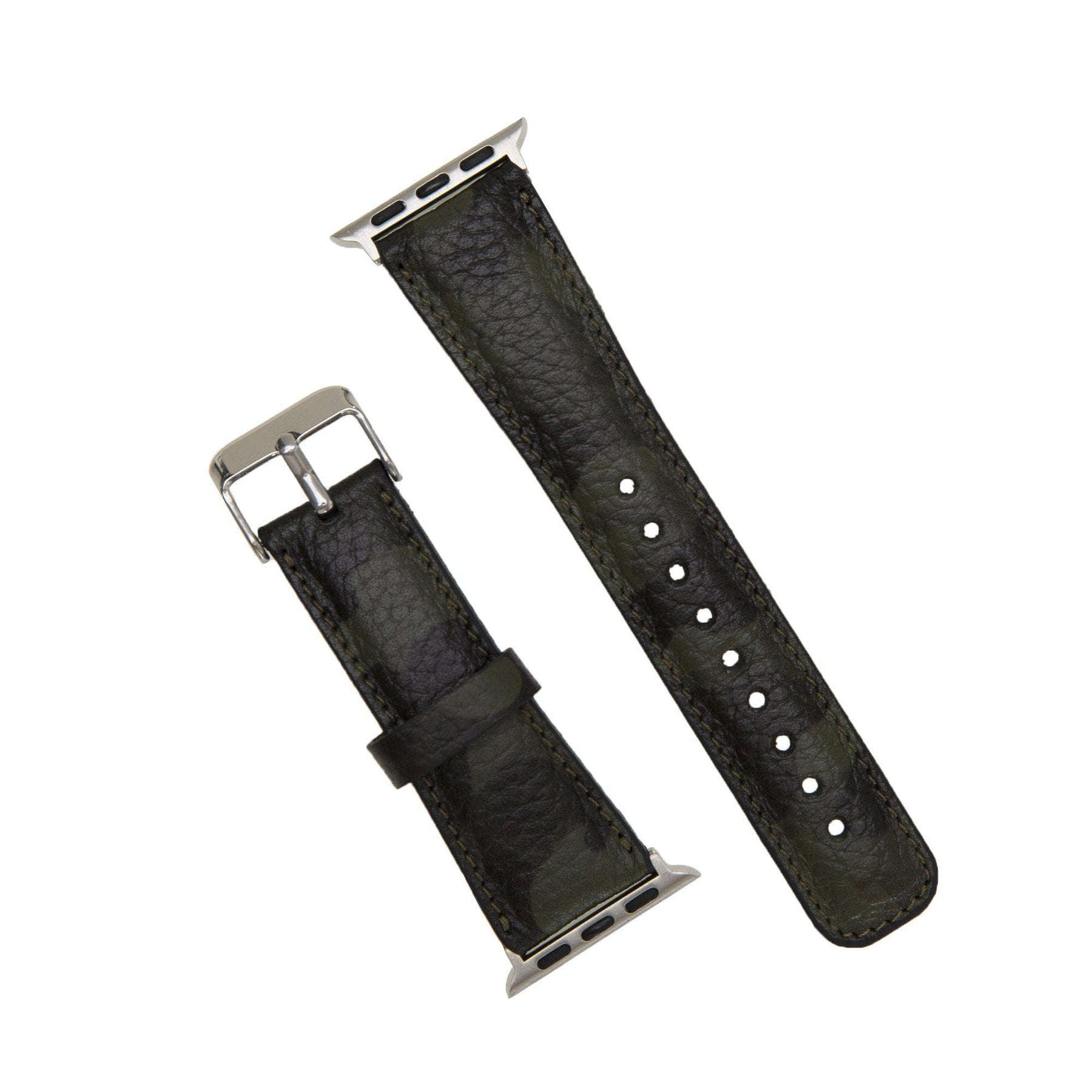 Apple Watch-bandje in klassieke stijl van echt leer