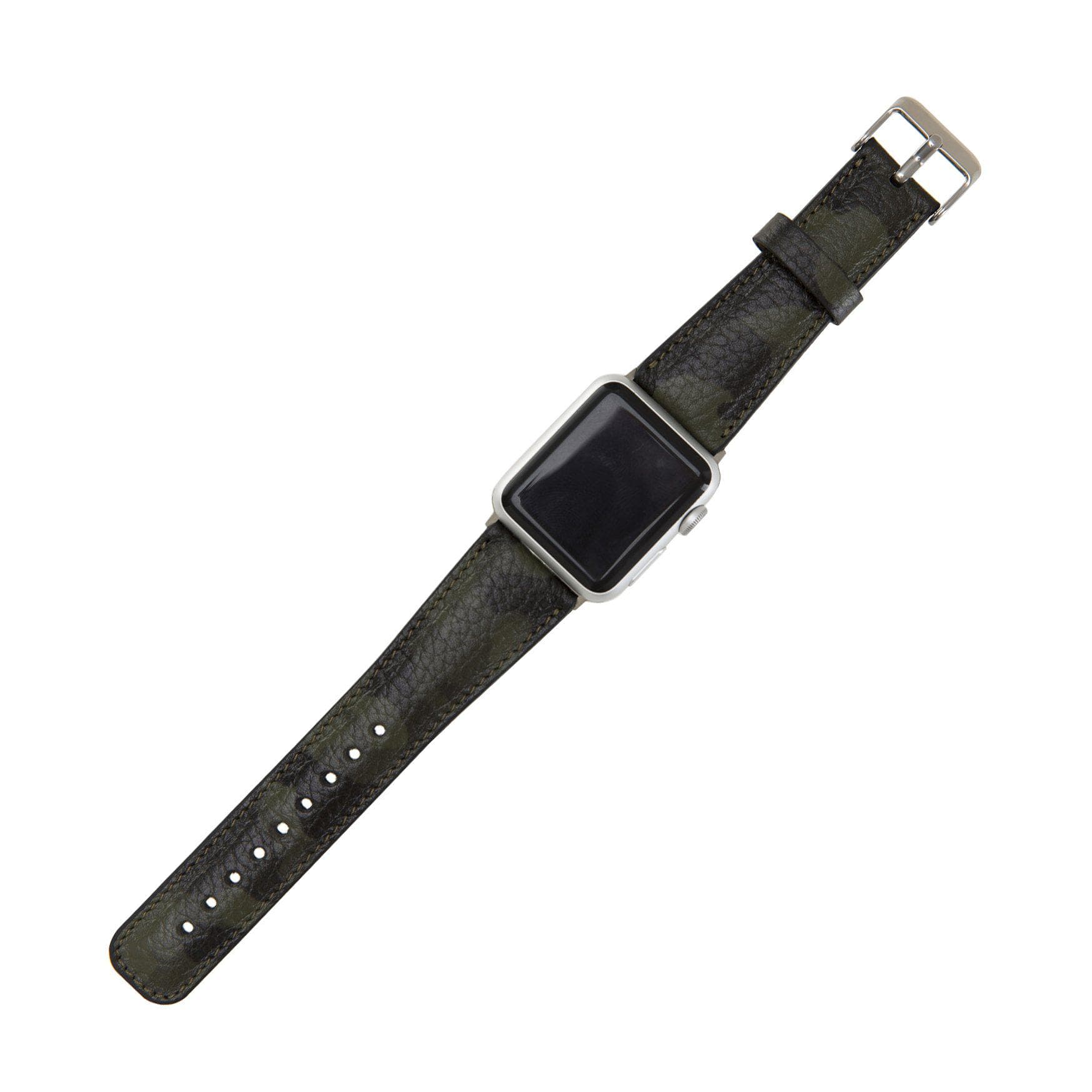Apple Watch-bandje in klassieke stijl van echt leer