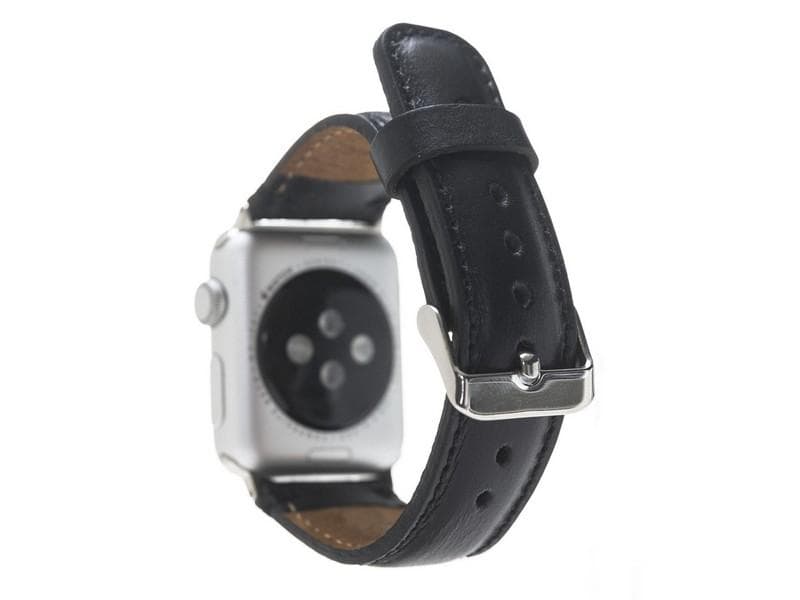 Apple Watch-bandje in klassieke stijl van echt leer