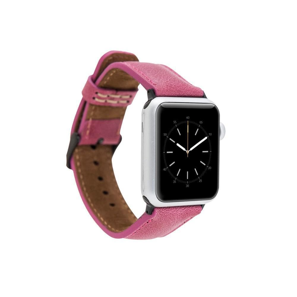 Apple Watch-bandje in klassieke stijl van echt leer