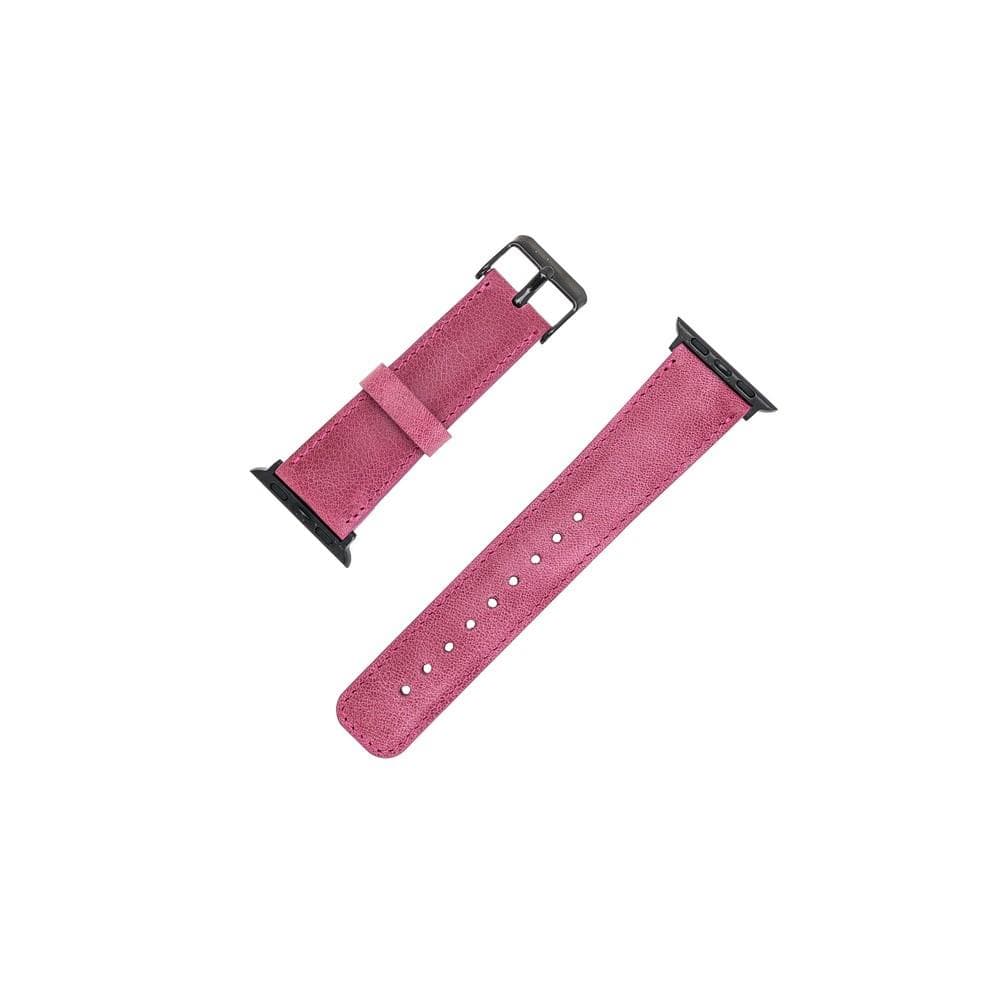 Apple Watch-bandje in klassieke stijl van echt leer