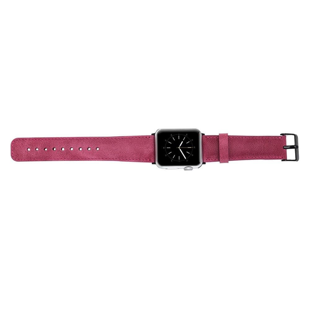 Apple Watch-bandje in klassieke stijl van echt leer