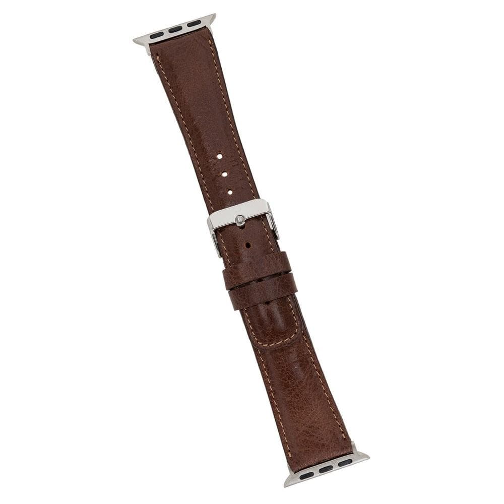 Apple Watch-bandje in klassieke stijl van echt leer