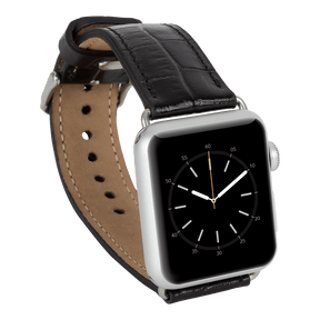 Apple Watch-bandje in klassieke stijl van echt leer