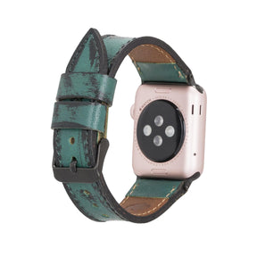 Apple Watch-bandje in klassieke stijl van echt leer