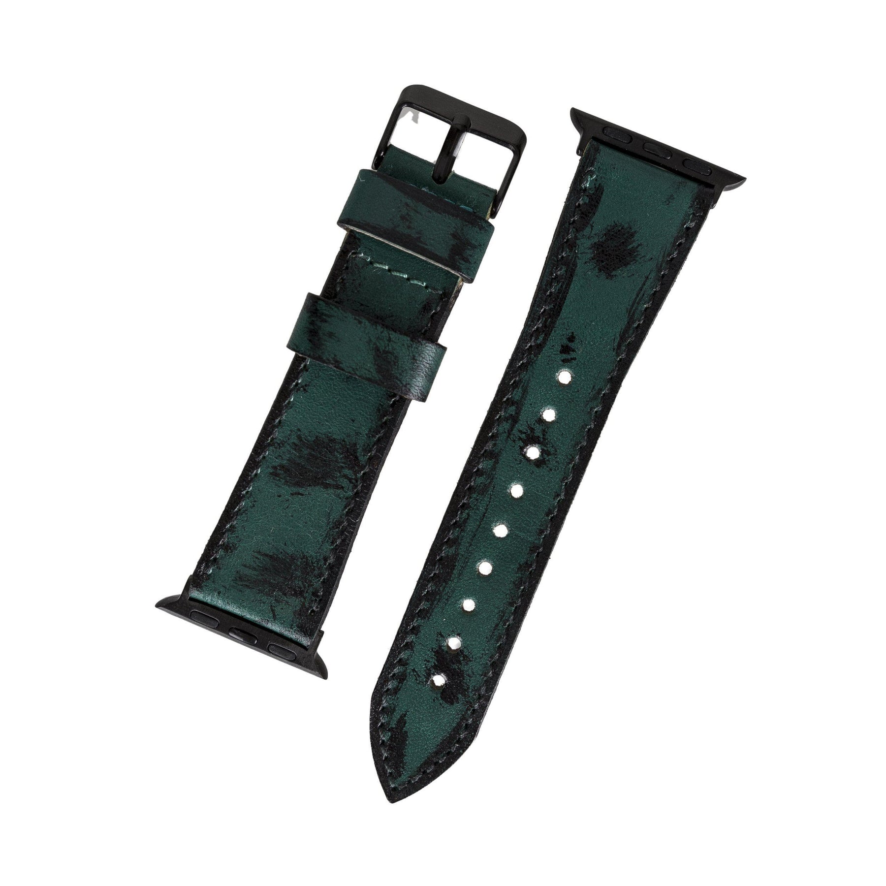 Apple Watch-bandje in klassieke stijl van echt leer
