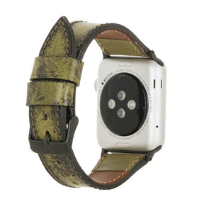 Apple Watch-bandje in klassieke stijl van echt leer