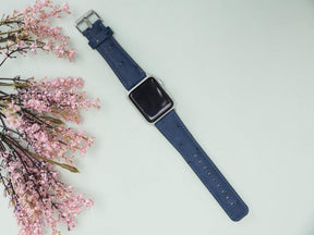 Apple Watch-bandje in klassieke stijl van echt leer