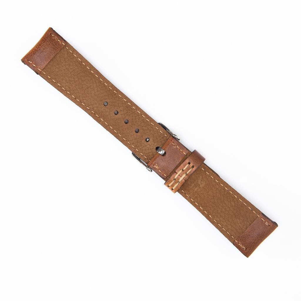 Apple Watch-bandje in klassieke stijl van echt leer