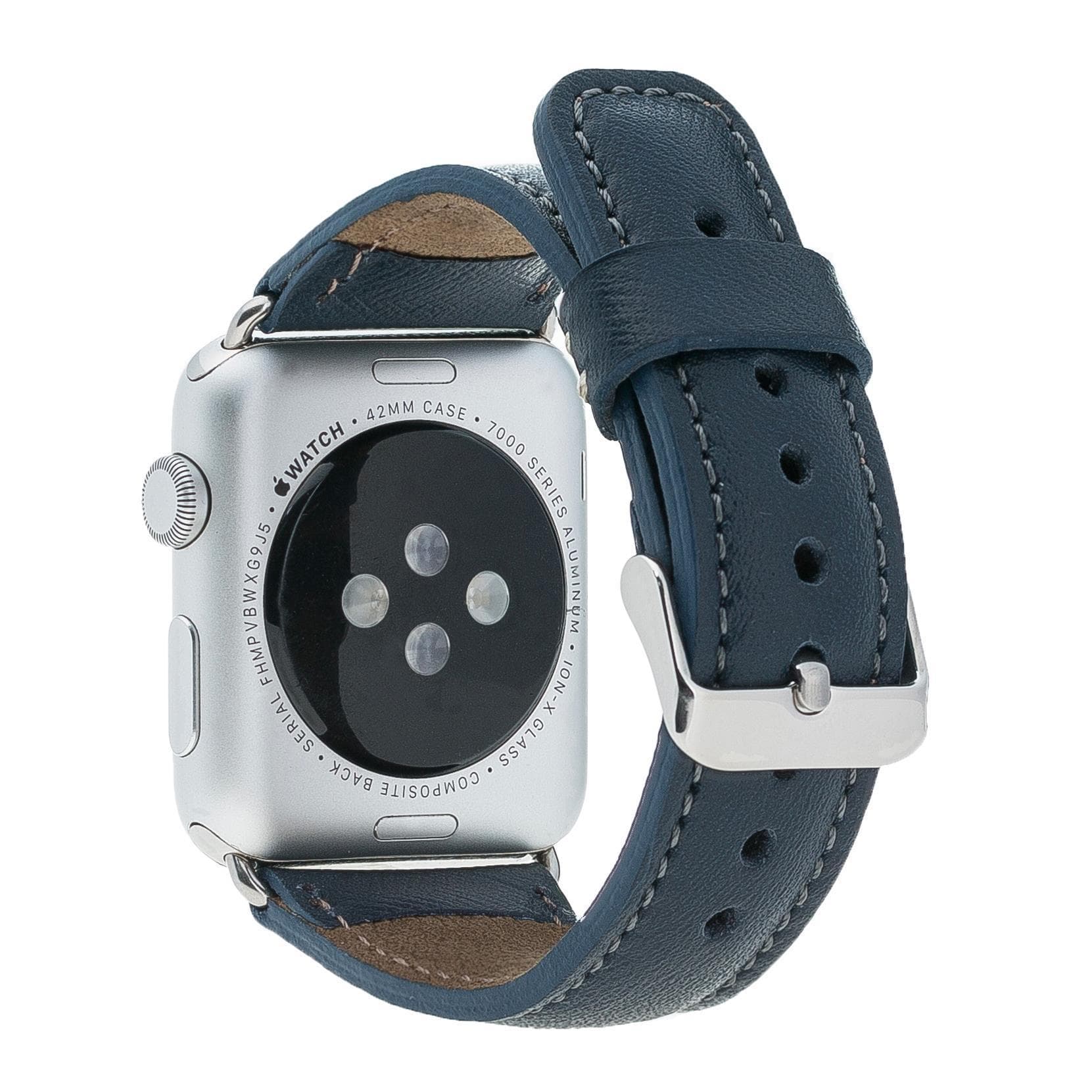 Apple Watch-bandje in klassieke stijl van echt leer