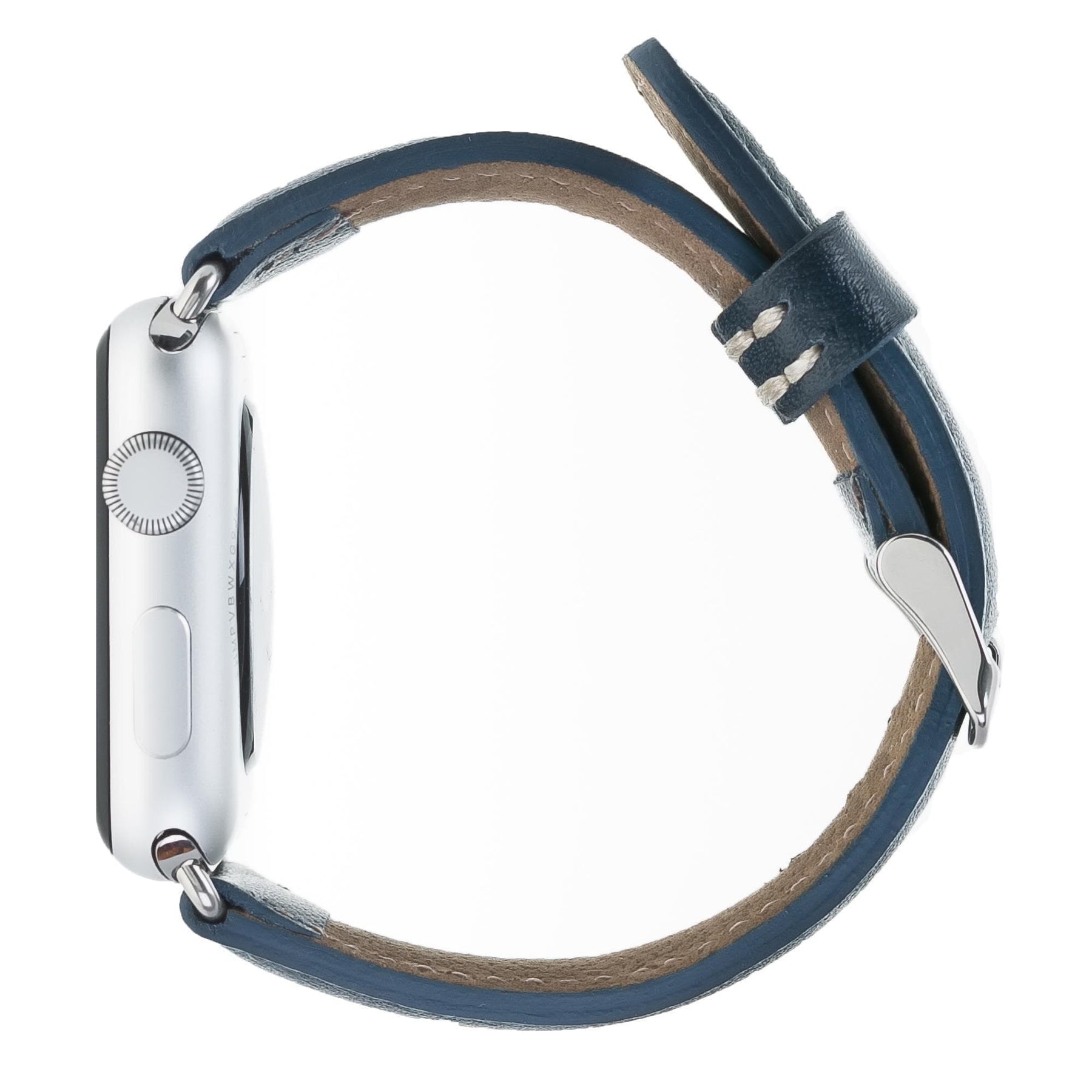 Apple Watch-bandje in klassieke stijl van echt leer