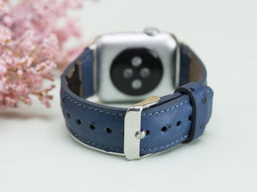 Apple Watch-bandje in klassieke stijl van echt leer