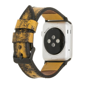 Apple Watch-bandje in klassieke stijl van echt leer