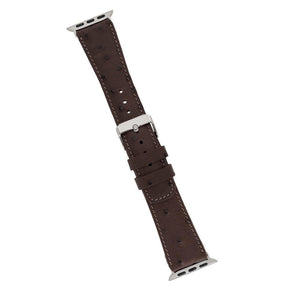 Apple Watch-bandje in klassieke stijl van echt leer