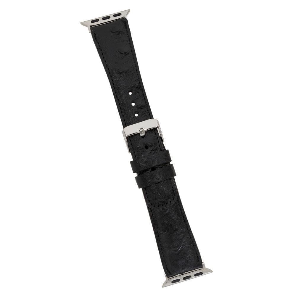 Apple Watch-bandje in klassieke stijl van echt leer
