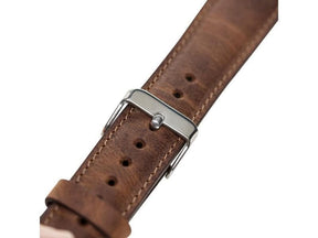 Apple Watch-bandje in klassieke stijl van echt leer