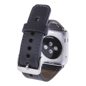 Apple Watch-bandje in klassieke stijl van echt leer