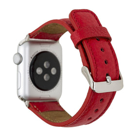 Apple Watch-bandje in klassieke stijl van echt leer