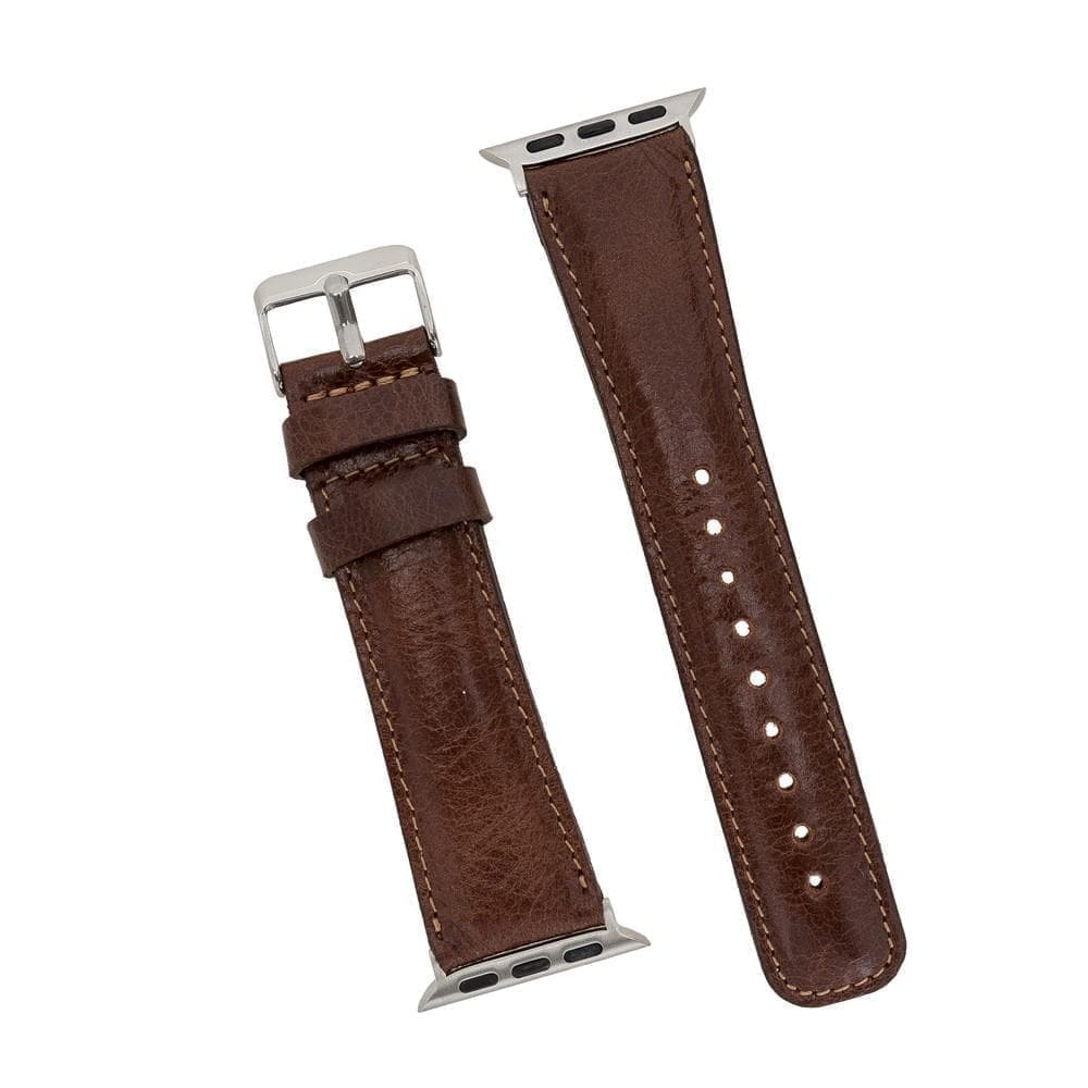 Apple Watch-bandje in klassieke stijl van echt leer