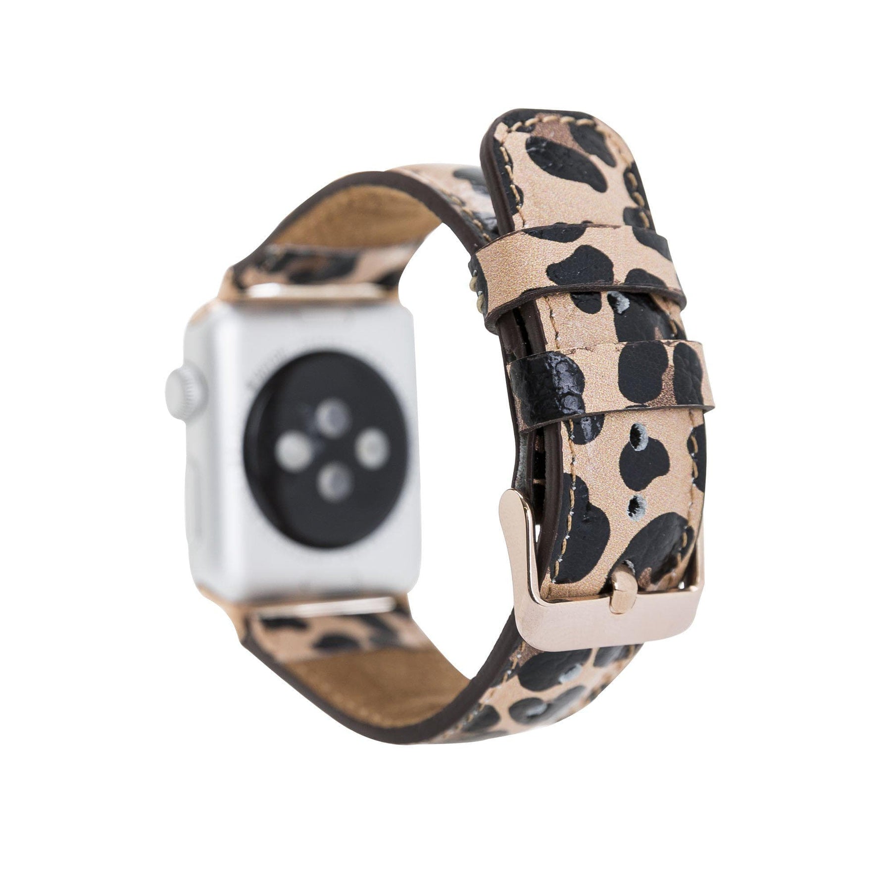 Apple Watch-bandje in klassieke stijl van echt leer
