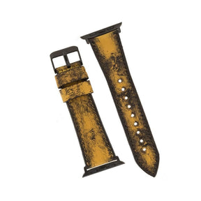 Apple Watch-bandje in klassieke stijl van echt leer