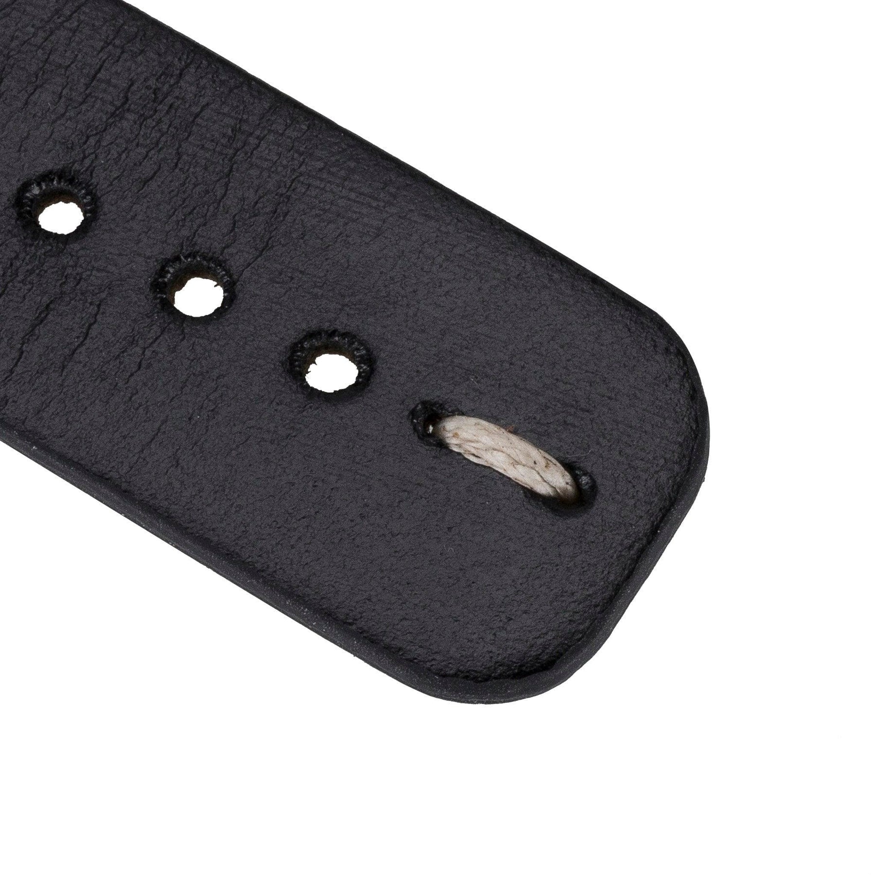Apple Watch-bandje van echt leer met manchet