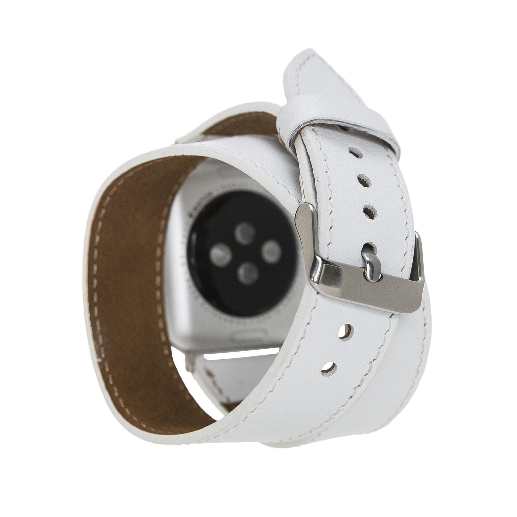 Apple Watch-bandje van echt leer in Double Tour-stijl - DT