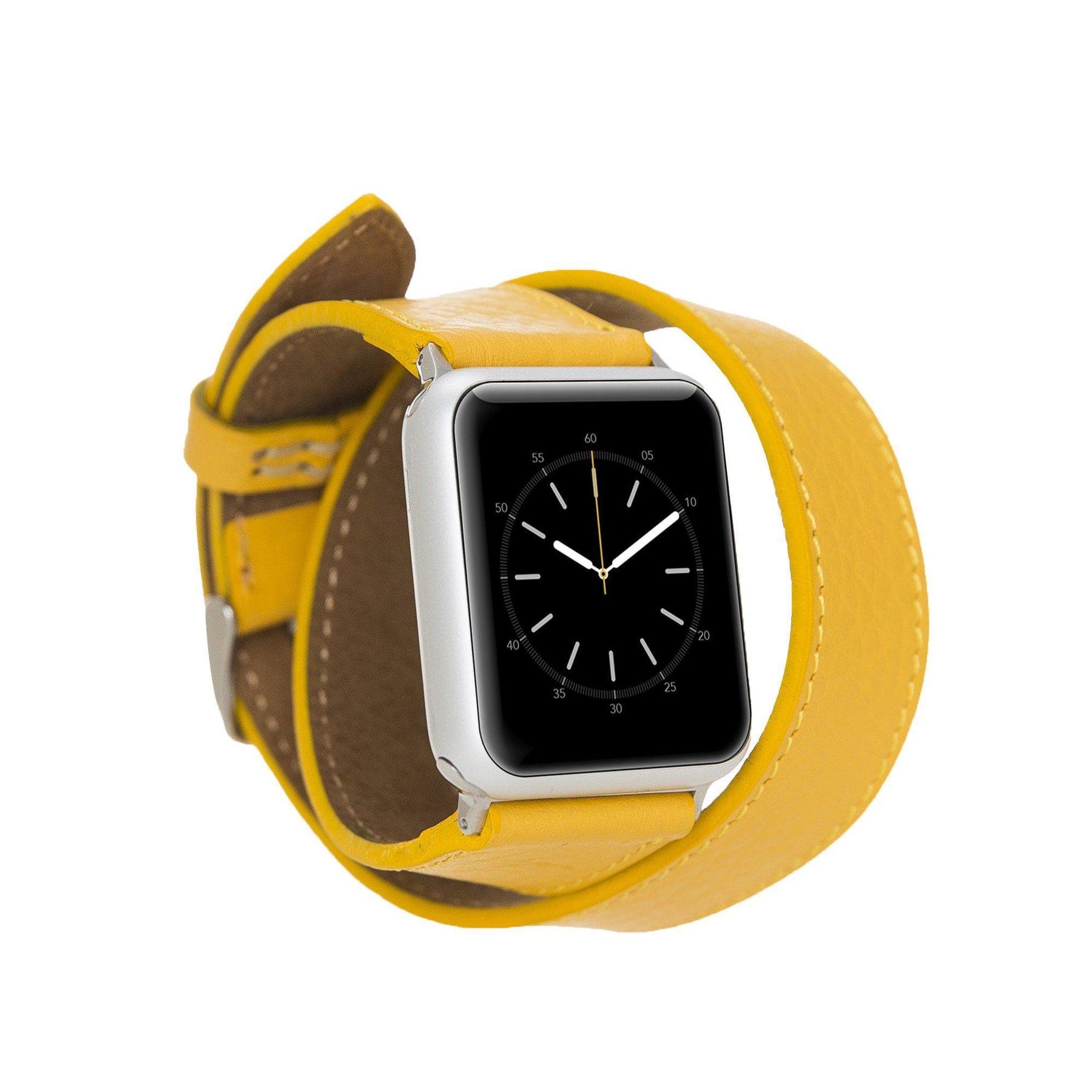Apple Watch-bandje van echt leer in Double Tour-stijl - DT