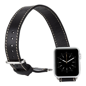 Apple Watch-bandje van echt leer in Double Tour-stijl - DT