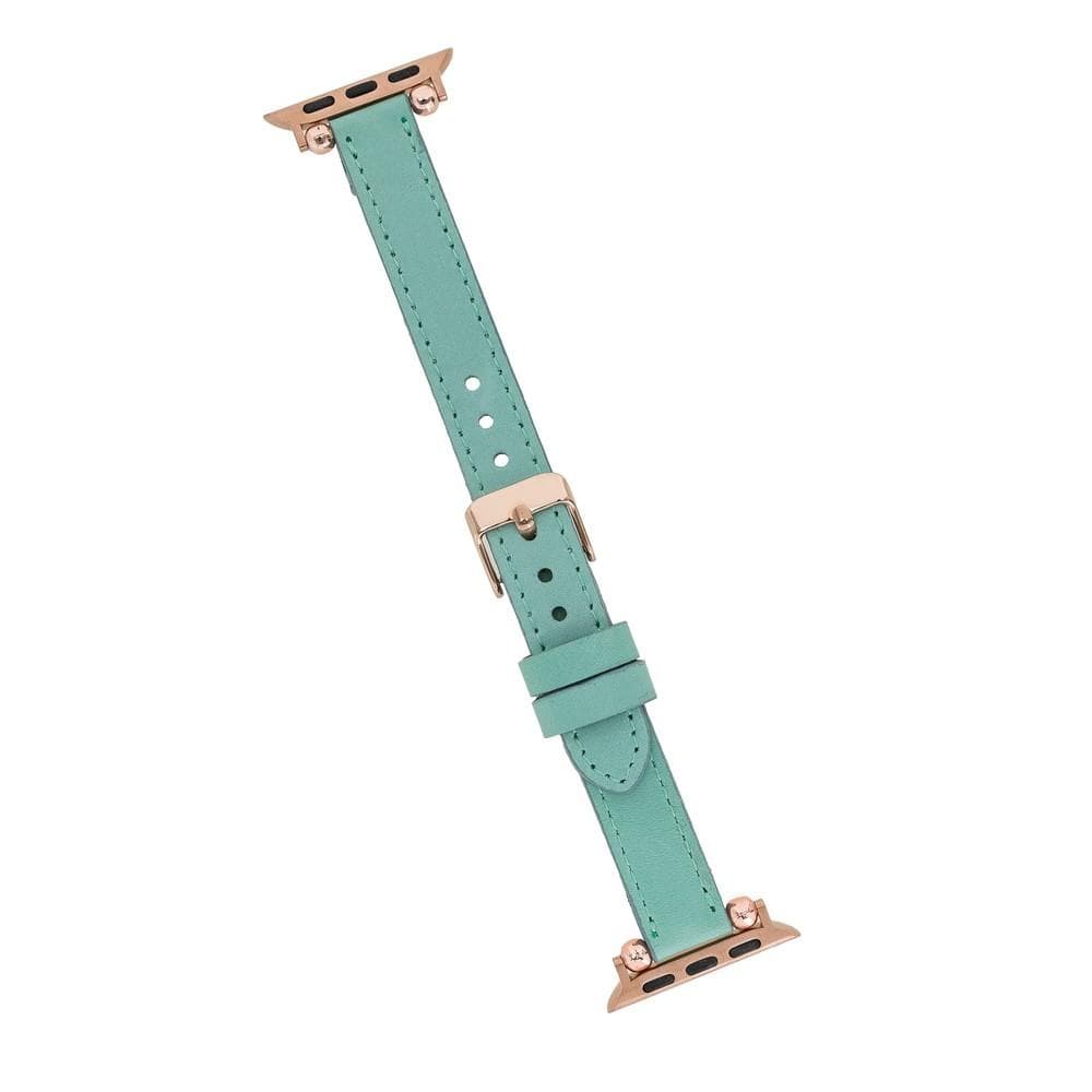 Seamy Ferro Style Apple Watch-band van echt leer