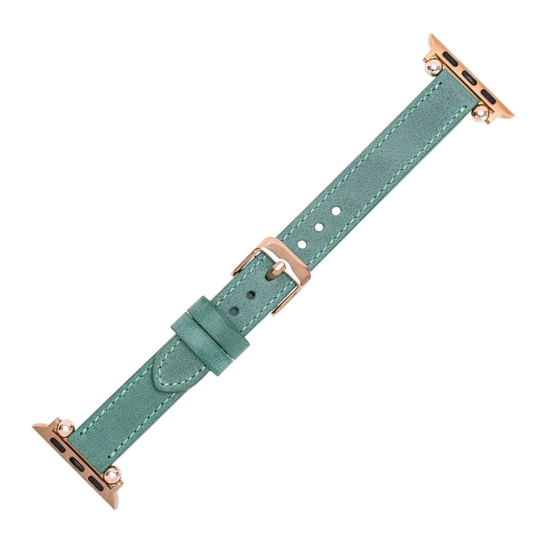 Seamy Ferro Style Apple Watch-band van echt leer