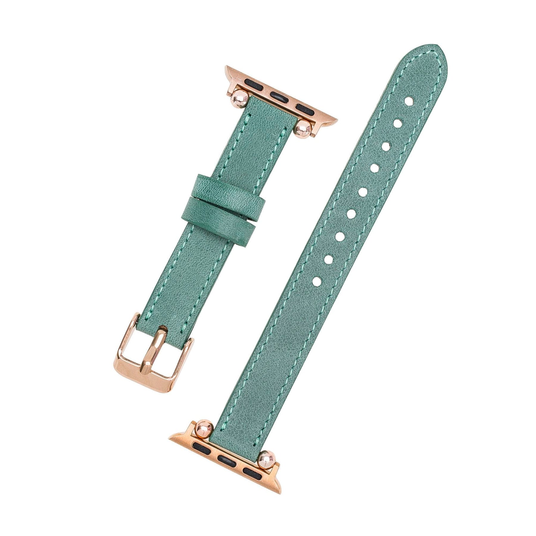 Seamy Ferro Style Apple Watch-band van echt leer