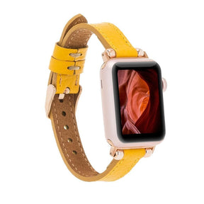 Seamy Ferro Style Apple Watch-band van echt leer