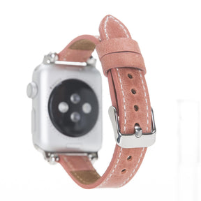 Seamy Ferro Style Apple Watch-band van echt leer