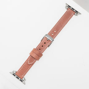 Seamy Ferro Style Apple Watch-band van echt leer