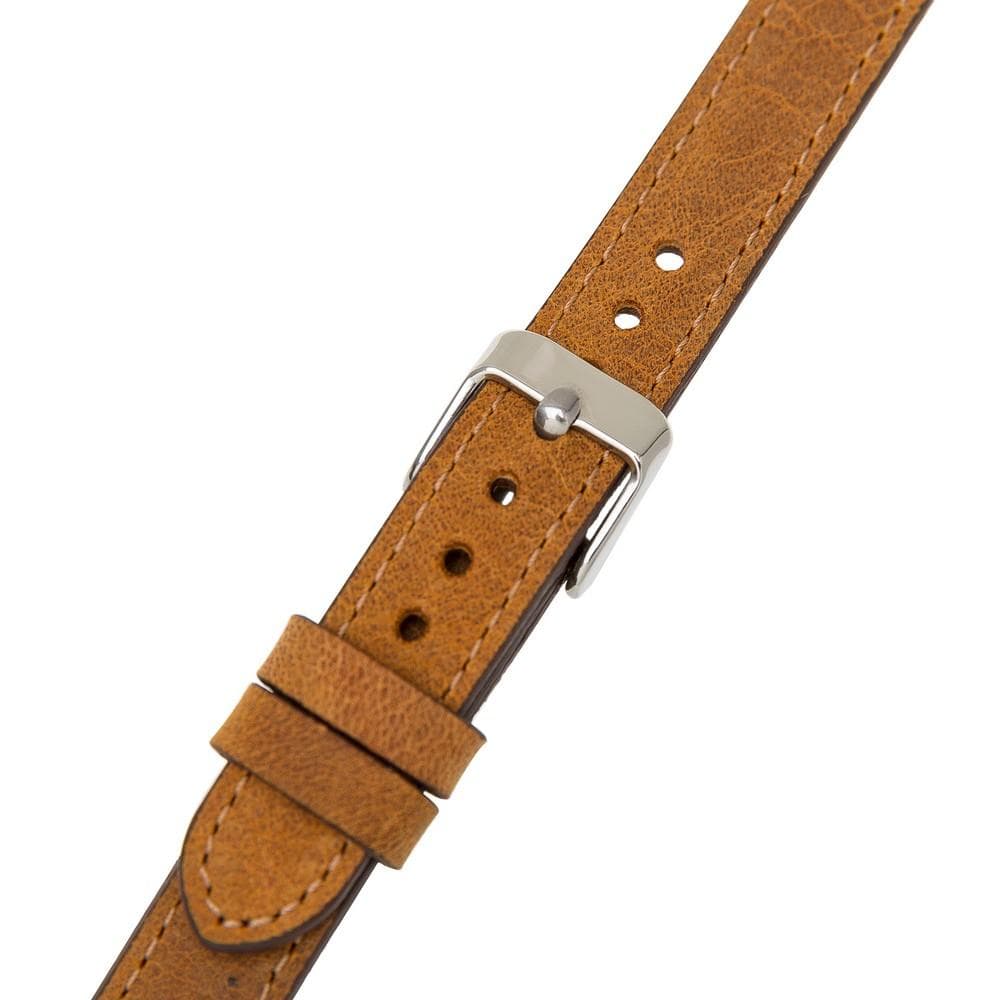 Seamy Ferro Style Apple Watch-band van echt leer