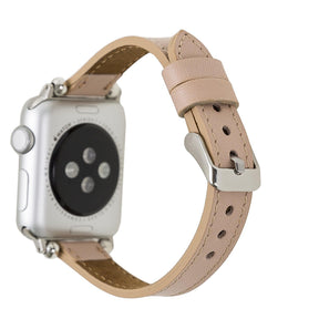 Seamy Ferro Style Apple Watch-band van echt leer